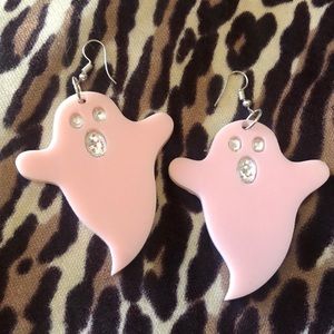 Acrylic Ghost Earrings